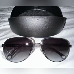 Jack Spade Men's Black Aviator Sunglasses with Case
